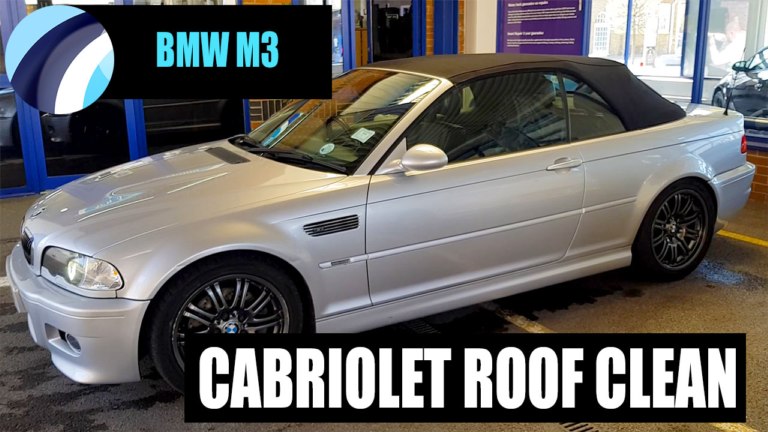 Convertible Roof Clean | BMW M3