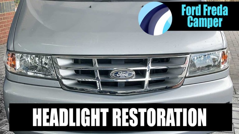 Ford Camper Headlight Restoration