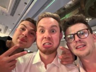 Tom foolery with Matt and Alfie