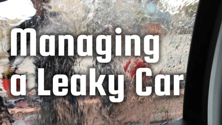 How to manage a leaky car