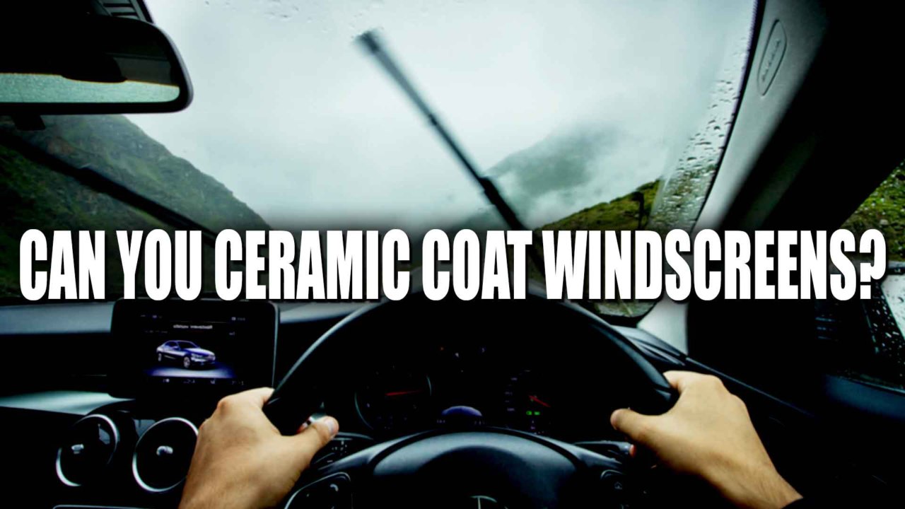 Can you ceramic coat windscreens?