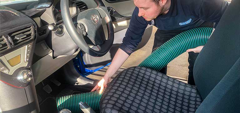 Car Carpet Drying