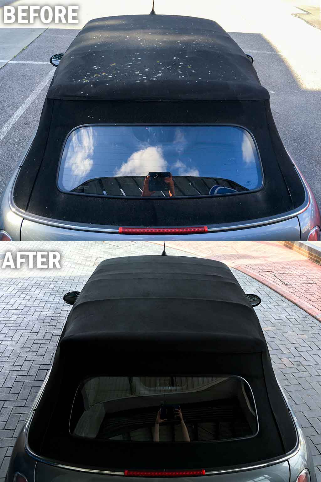 Convertible Roof Cleaning & Restoration New Again