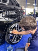 Finishing touches - adding tyre sheen.