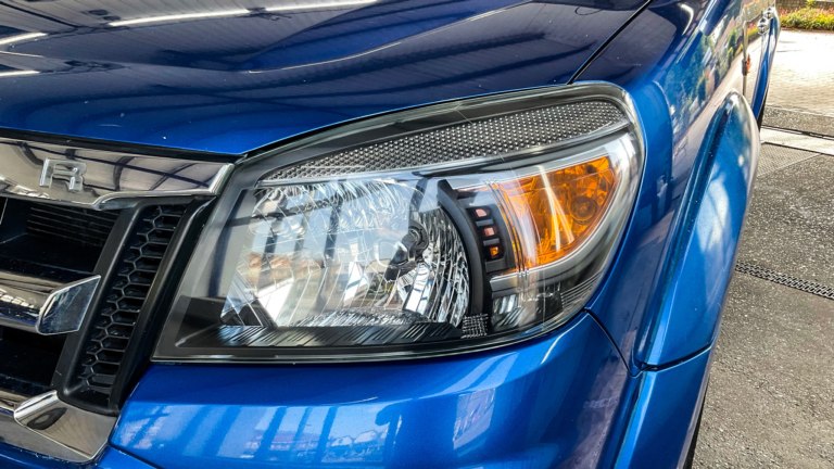 Headlight after.