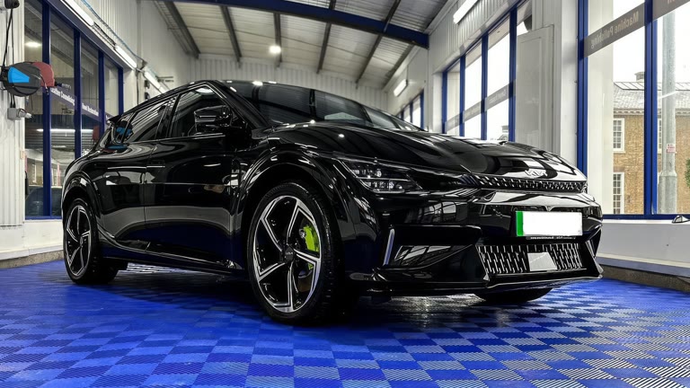 Brand new Kia fresh from the showroom, ready for new car detailing at New Again Chelmsford