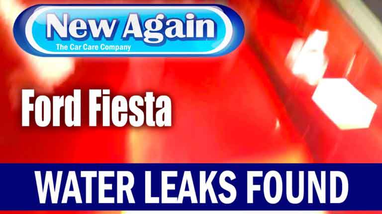 Ford Fiesta 2010 | Water Leak Detection