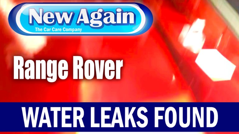 Range Rover Sport 2013 | water leak found