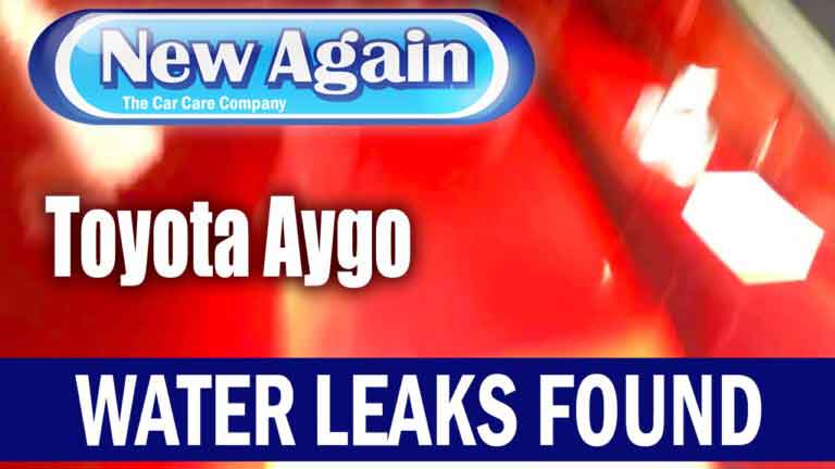 Toyota Aygo 2012 | Water Leak Detection (Part 2)