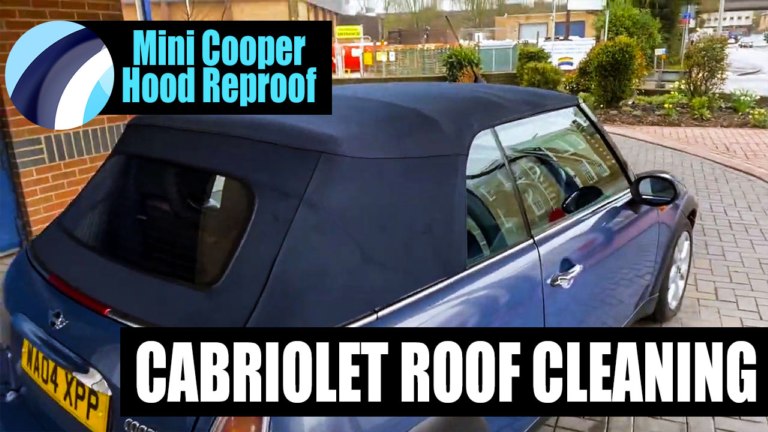 Specialist Convertible Roof Cleaning | Mini Cooper