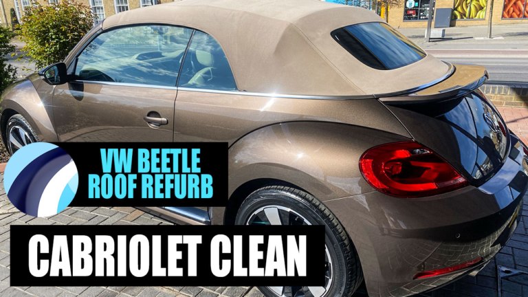 Cabriolet Roof Cleaning | VW Beetle