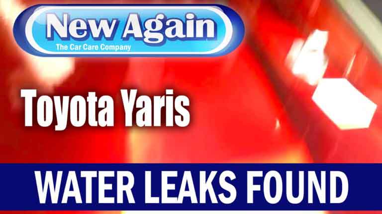 Toyota Yaris 2011 | Water Leak Detection