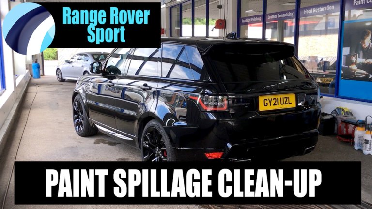 Paint Spill in Car | Range Rover