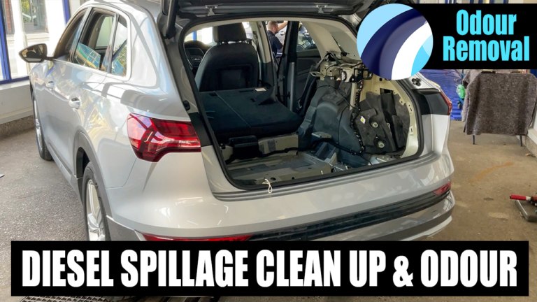 Diesel Spillage and Odour Removal | Audi