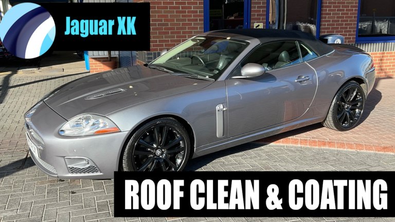 Jaguar XK Convertible | Roof Clean & Coating
