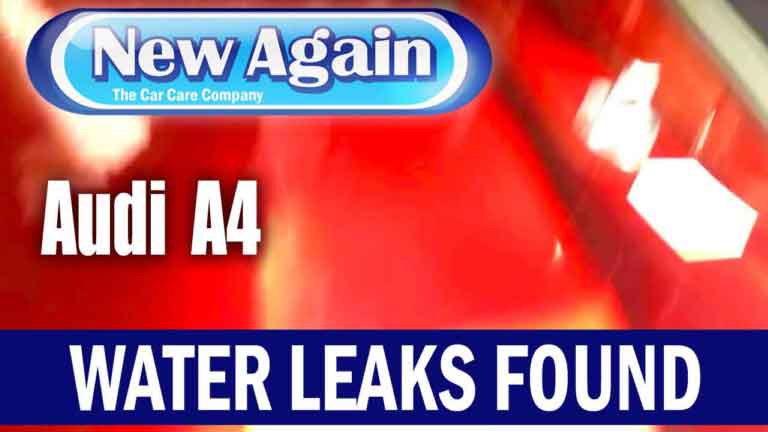 Audi A4 2017 | Water Leak Detection Service