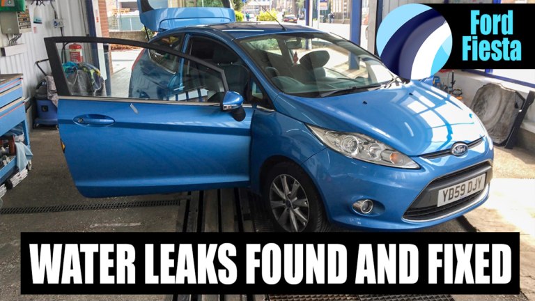 Water leak found and repaired : Ford Fiesta