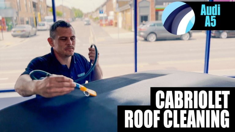 Cabriolet Roof Cleaning + Matrix Blue