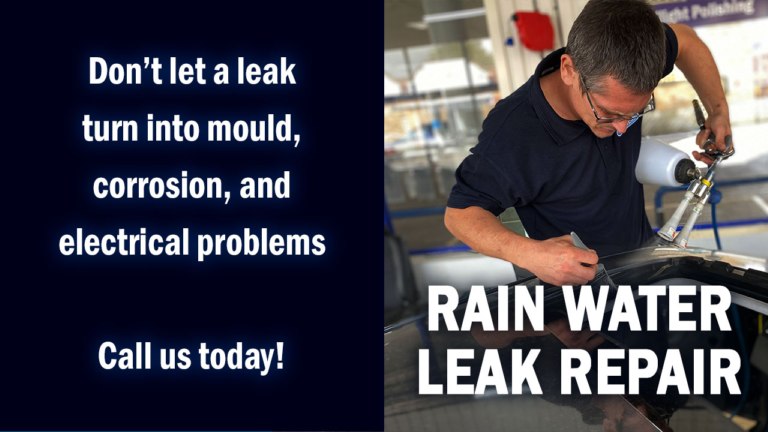 Rain water leak repair