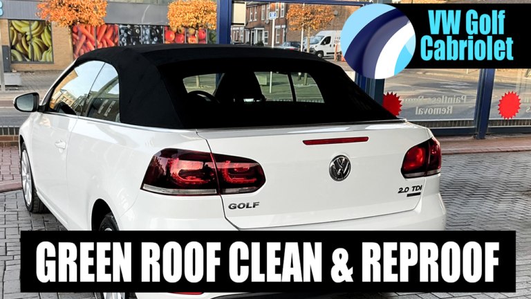 Green Roof Clean | VW Golf Cabriolet