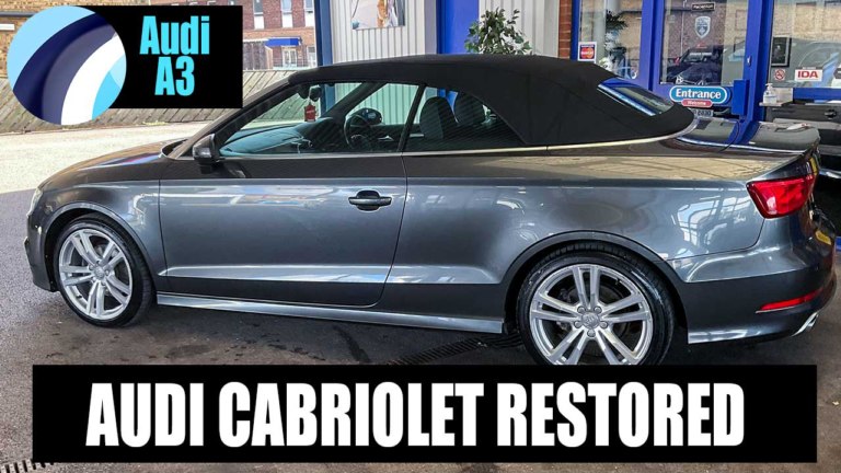 Audi A3 Cabriolet Hood Restoration