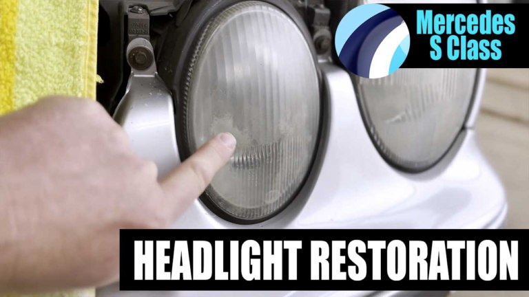 Headlight Restoration Mercedes