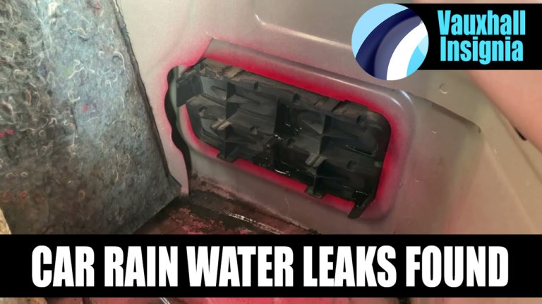 Vauxhall Insignia 2014 | Water Leak in Boot