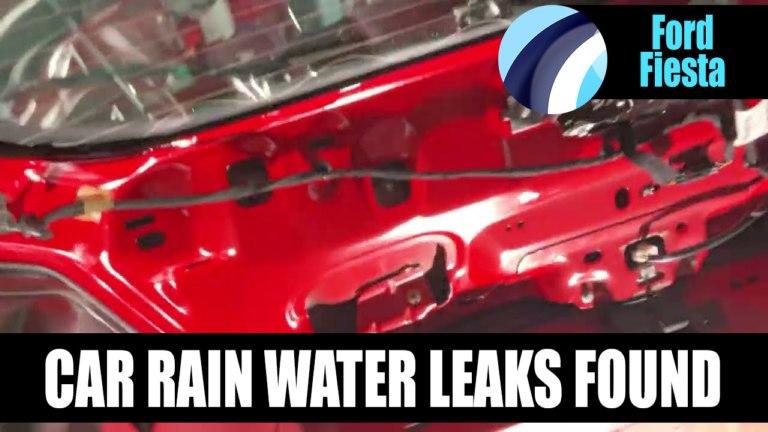 Ford Fiesta | Unusual Rain Water Leak