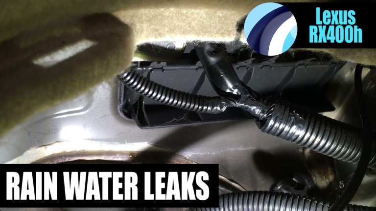 Lexus RX400H 2009 | Water Leak Detection Part 1