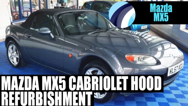 Mazda MX5 Cabriolet Hood Refurbishment