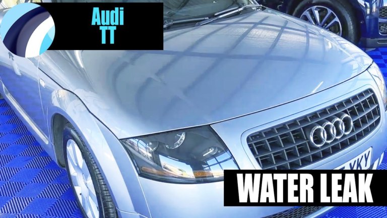Audi TT Water Leak Detection