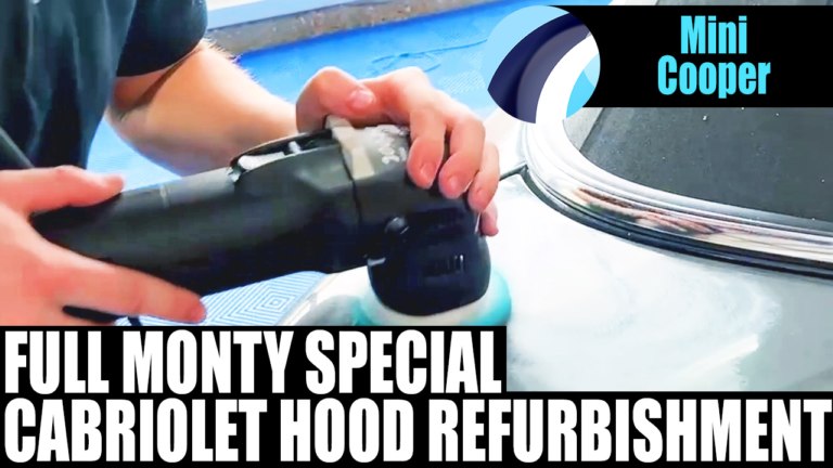 Mini Cooper Full Monty Special - Cabriolet Hood Refurbishment