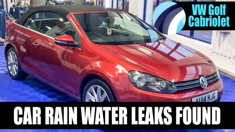 Volkswagen Golf Convertible Rain Water Leak