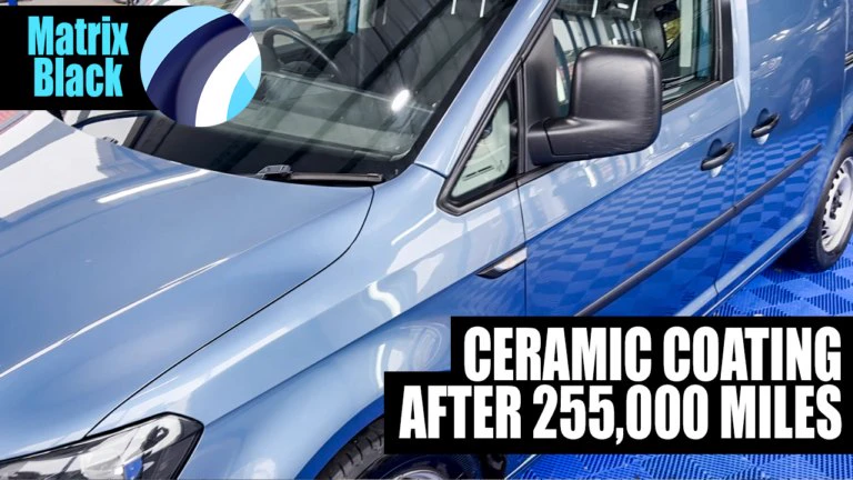 Two Different Vans with Matrix Black Ceramic Coating, 6 YEARS Apart!