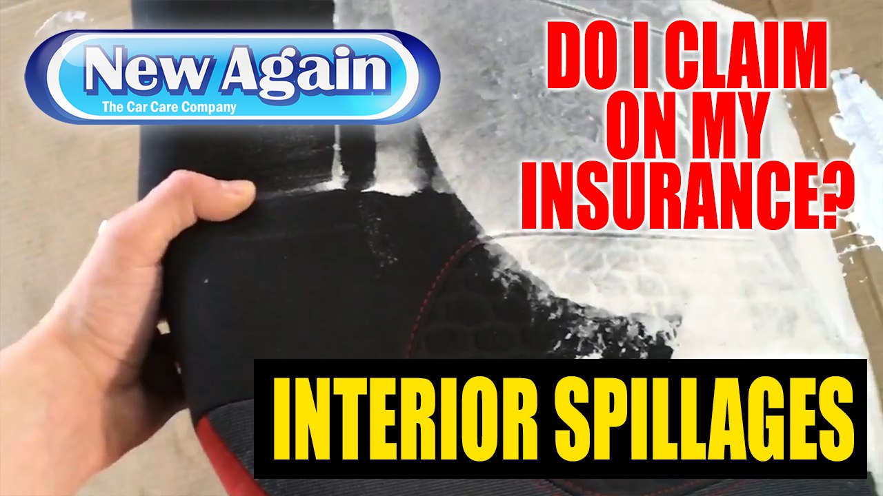 Car Interior spillages - Should I claim on my insurance?