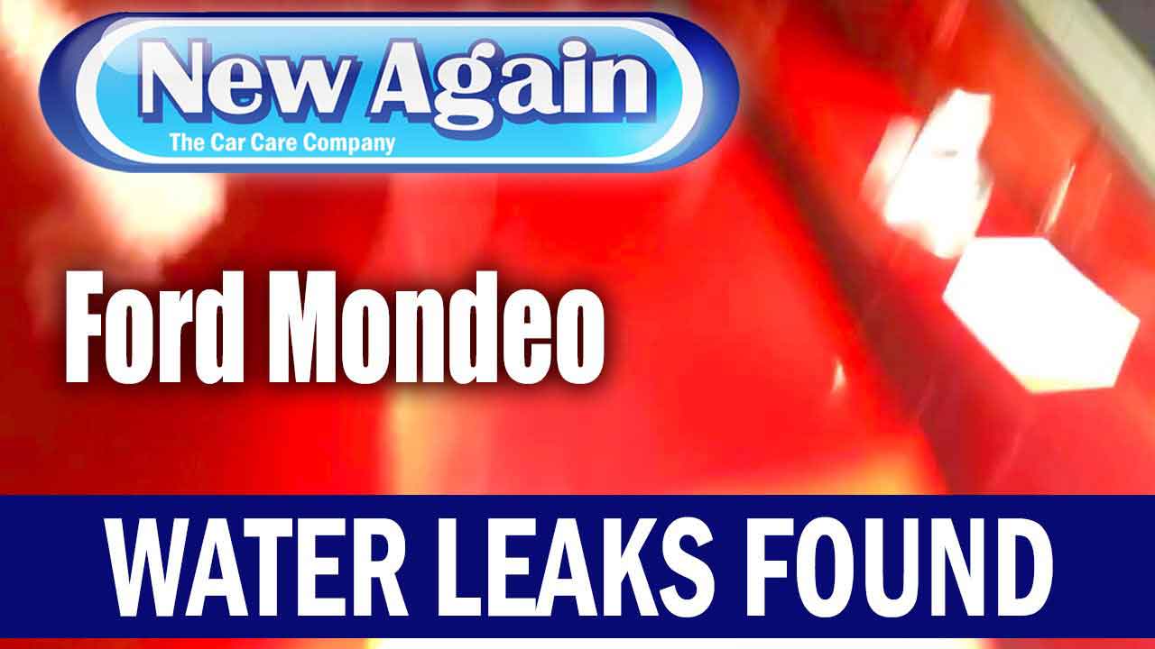 Ford Mondeo 2010 Water | Rain Water Leak (part 1)