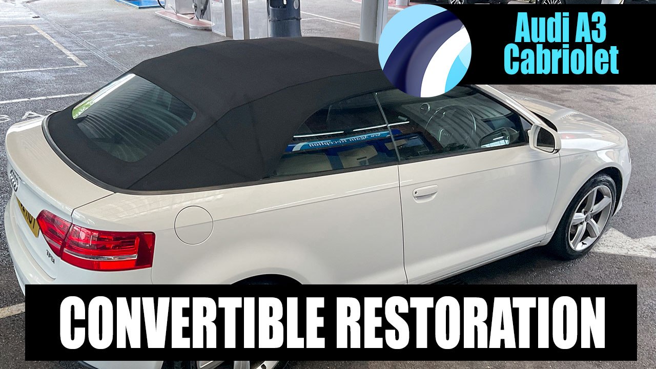 Audi A3 Cabriolet Roof Cleaning
