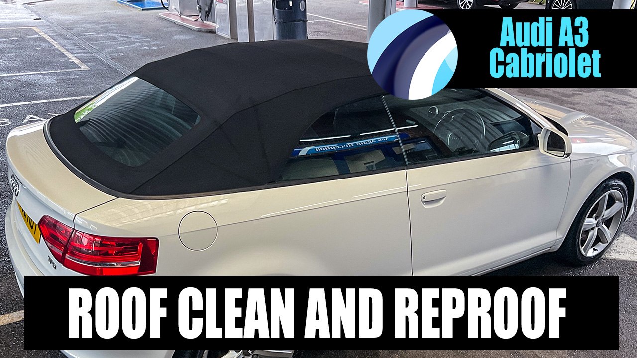 Audi A3 Convertible Roof Cleaning