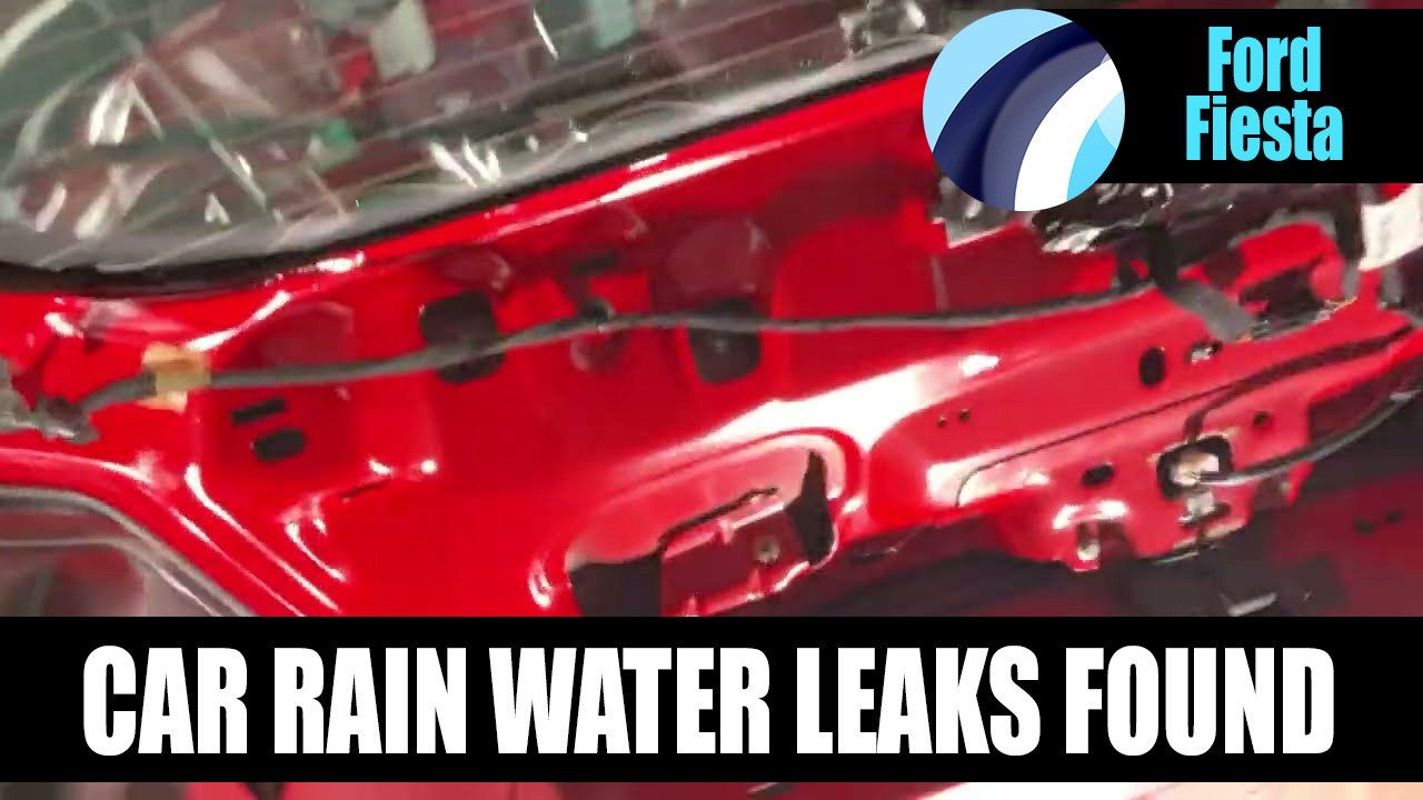 Ford Fiesta | Unusual Rain Water Leak Video