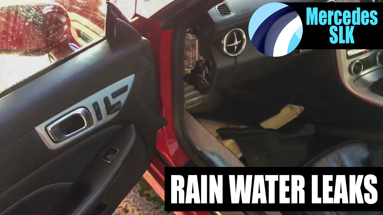 Mercedes SLK 2012 | Roof Water Leak Video