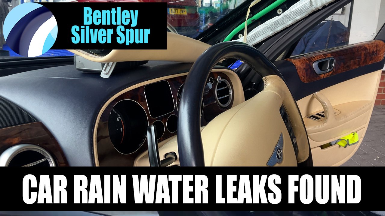 Bentley Silver Spur Rain Water Leaks Video