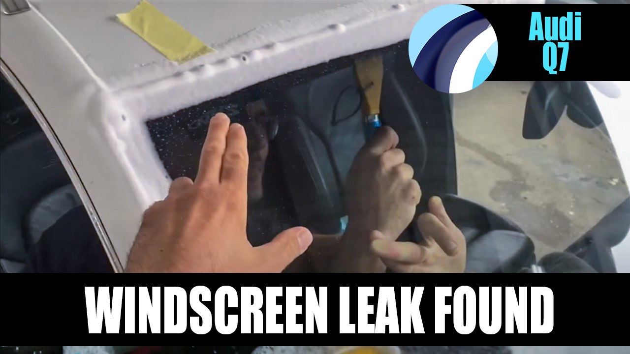 Audi Q7 S line 2009 | leaking windscreen Video