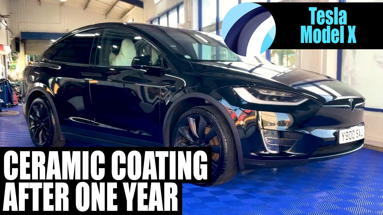 Tesla S - Fireball Silla Ceramic -Year Coating after a year.