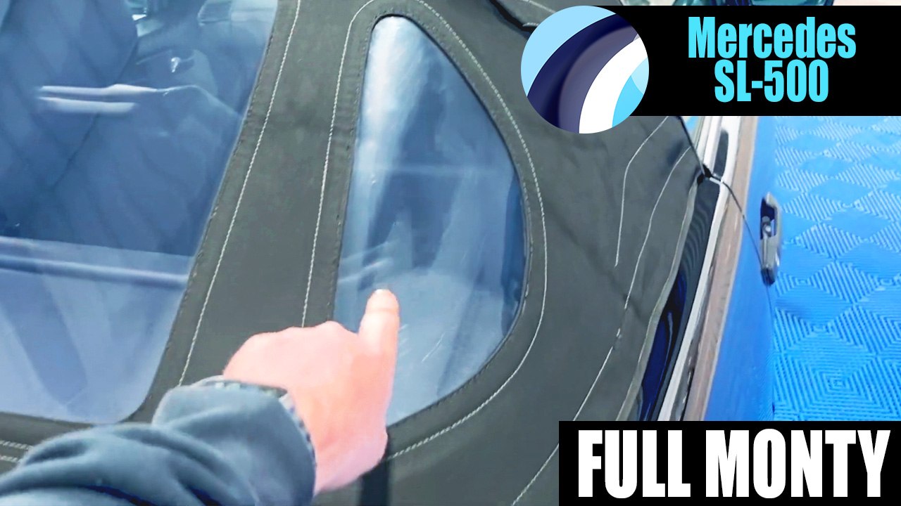 Mercedes SL-500 Full Monty Special | Hood Clean