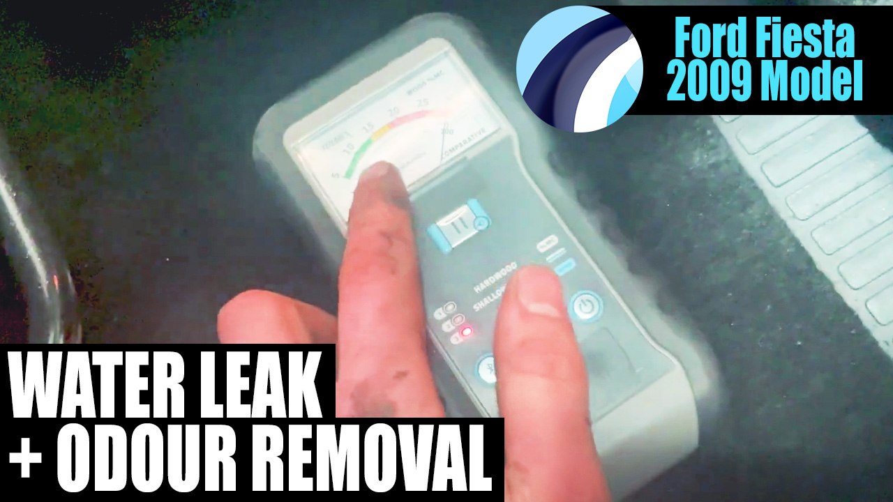 Ford Fiesta 2009 Model Water Leak + Odour Removal